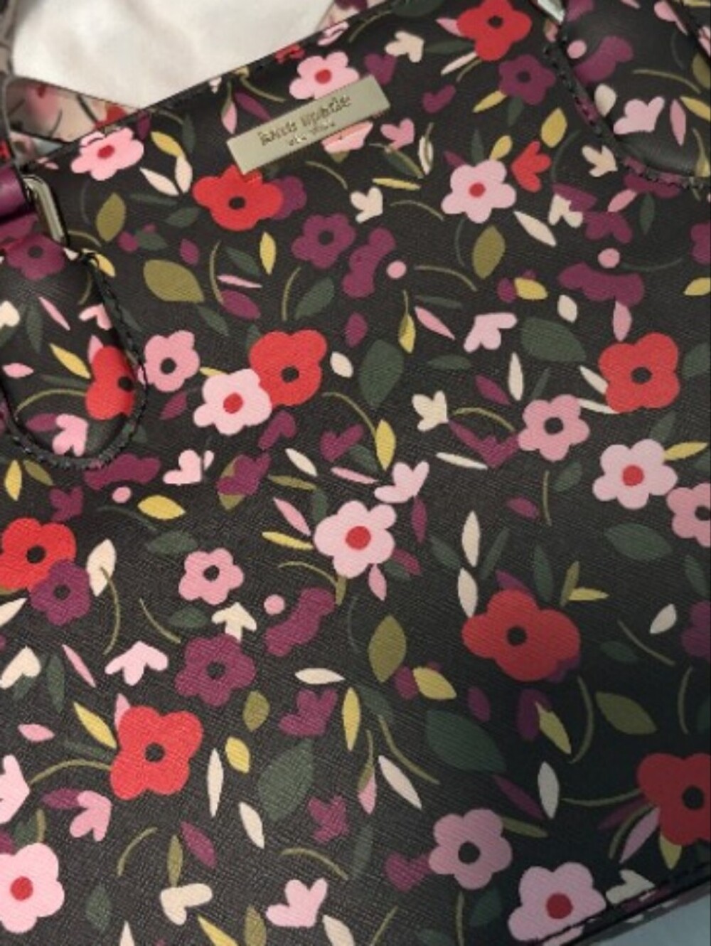 Kate Spade-Laurel Way Reese Floral Satchel-Croasbody Bag 🌺🥀 - Picture 4 of 10